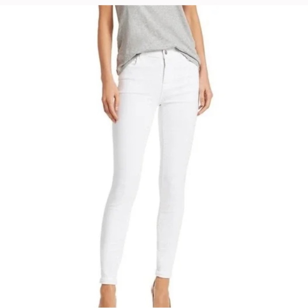AG the Stilt Cigarette leg White Jeans
